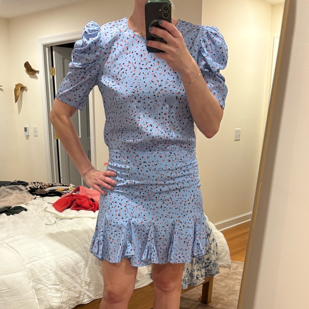 Blue Floral Dress